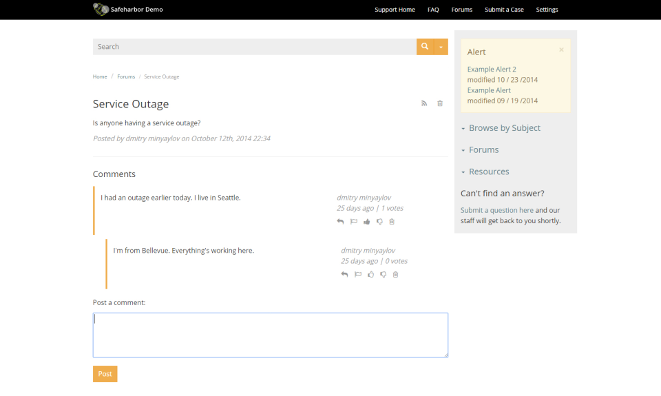 screenshot of Enghouse eKMS